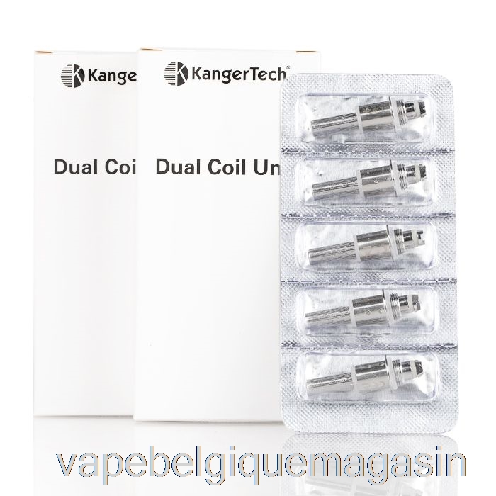 Vape Belgique Kanger Bobines De Remplacement à Double Unité Bobines De 0,8 Ohm